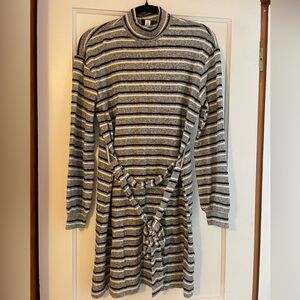 Top shop striped sweater dress, size 6